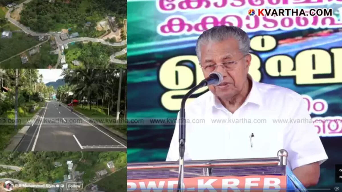 Kerala CM Pinarayi Vijayan inaugurates the Kodancheri-Kakkadampoyil stretch of the Malayoora
