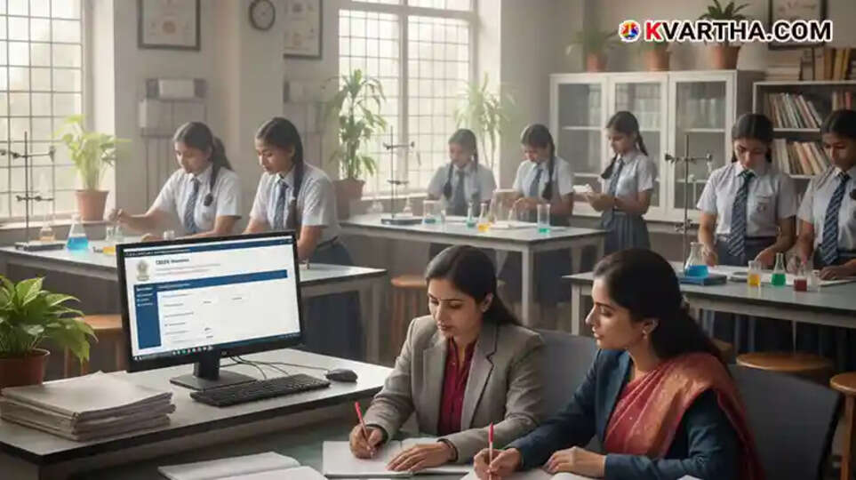 CBSE exam notification with practical exam dates