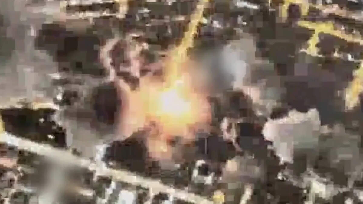 Israel airstrike destroying Khamenei underground bunker in Tehran