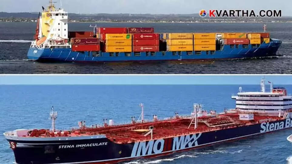 Cargo vessel that collided with US-military chartered tanker was carrying sodium cyanide