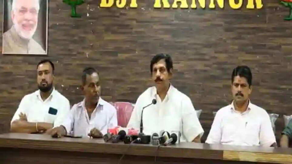 BJP Kannur District President N Haridas Criticized CPM, Kannur, News, Politics, BJP, CPM, N Haridas, Criticized, Press Meet,  Kerala News 