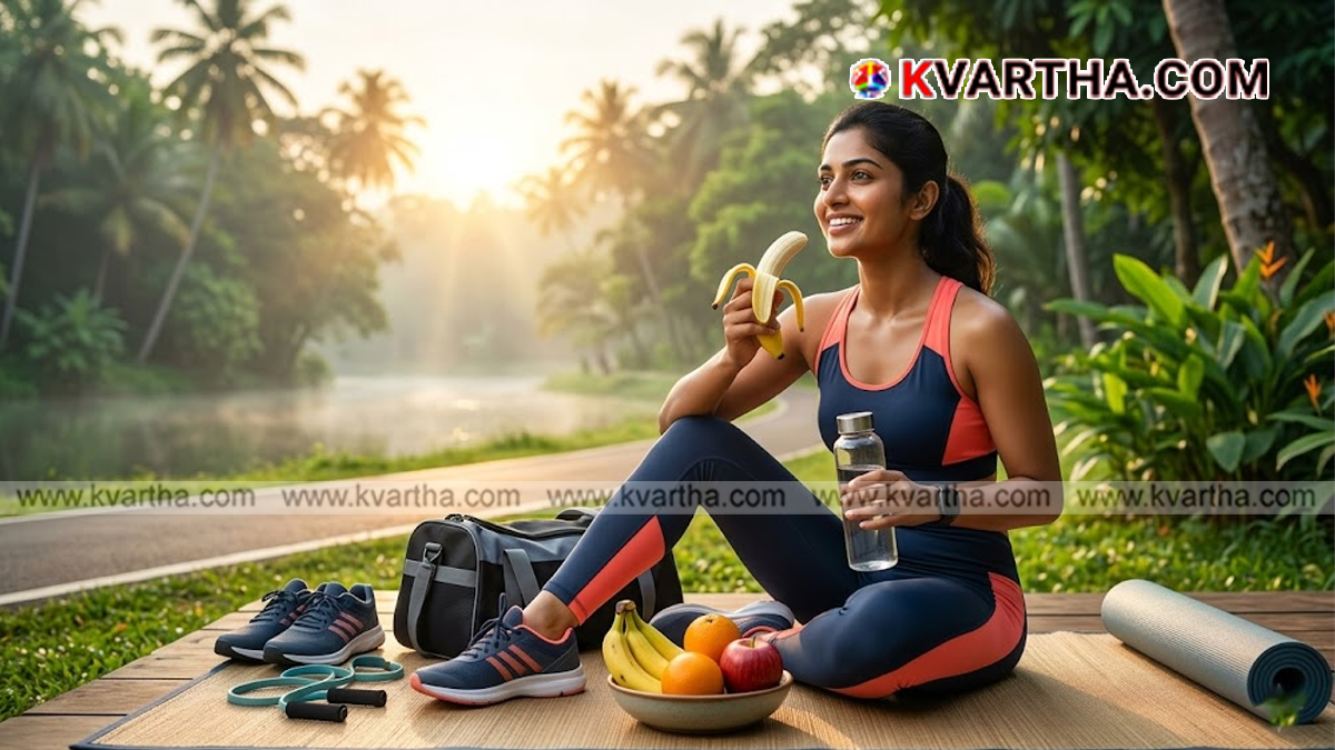  A variety of fresh fruits suitable for pre-workout energy.