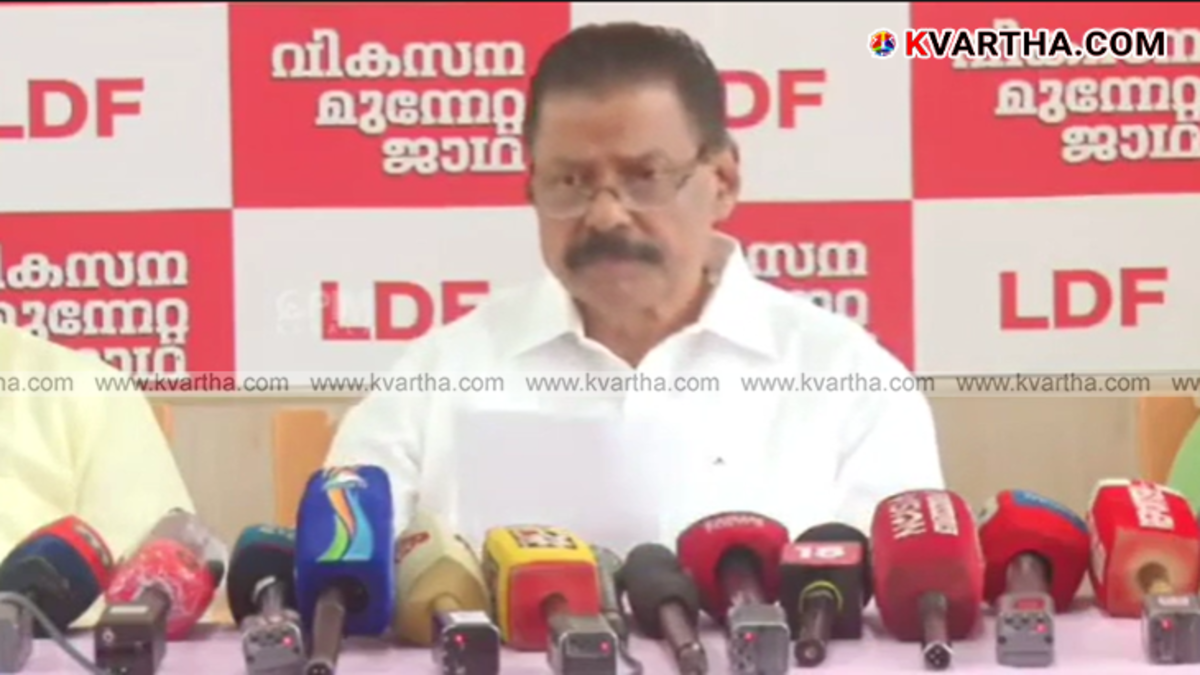 CPM State Secretary M.V. Govindan addressing the media at Payyangadi.