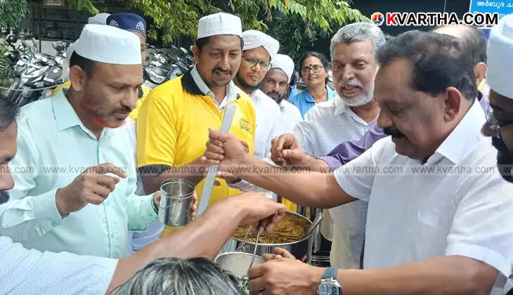 Minister GR Anil inaugurates the SYS Santhwanam food distribution project at Thiruvananthapuram Medical College.