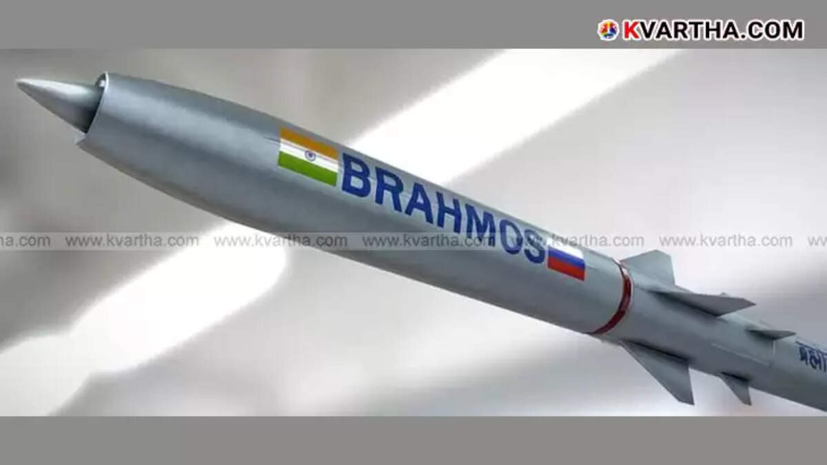 BrahMos supersonic cruise missile launch.