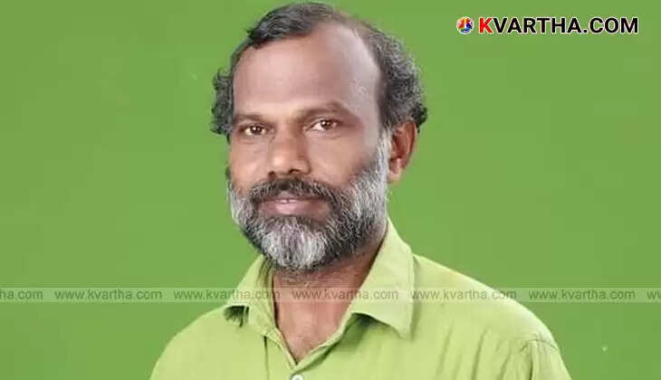 Portrait of Sreeraman Koyyon, a social activist.
