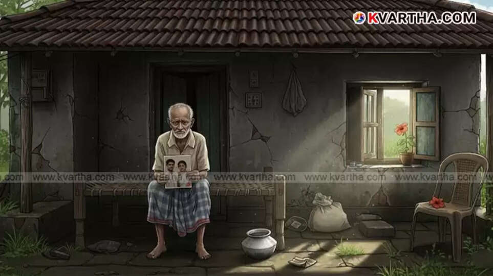 Elderly person looking distressed, symbolizing challenges faced by senior citizens.