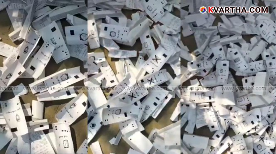 Abandoned VVPAT slips from mock poll found in Bihar