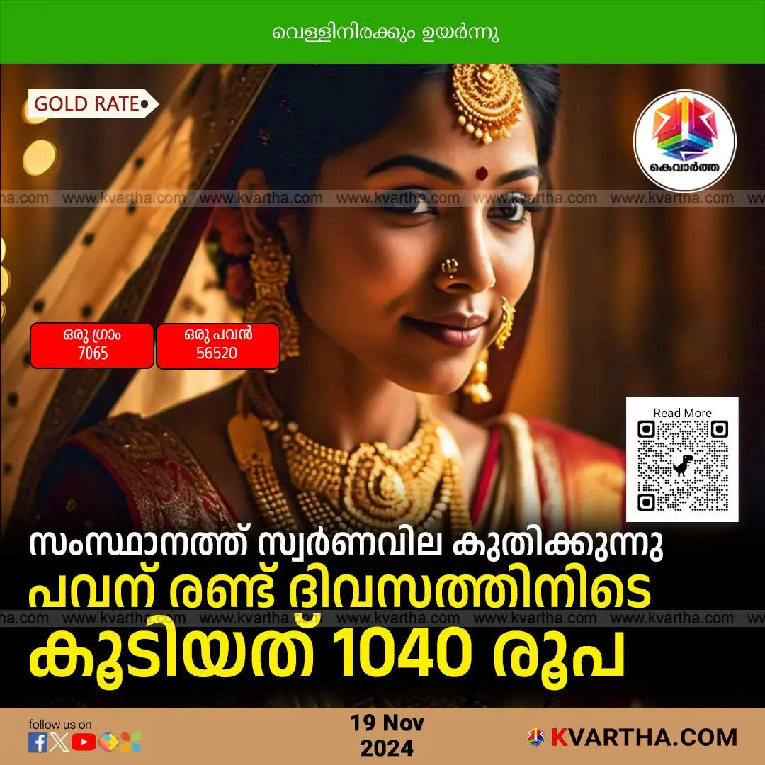 gold price november 19 kerala