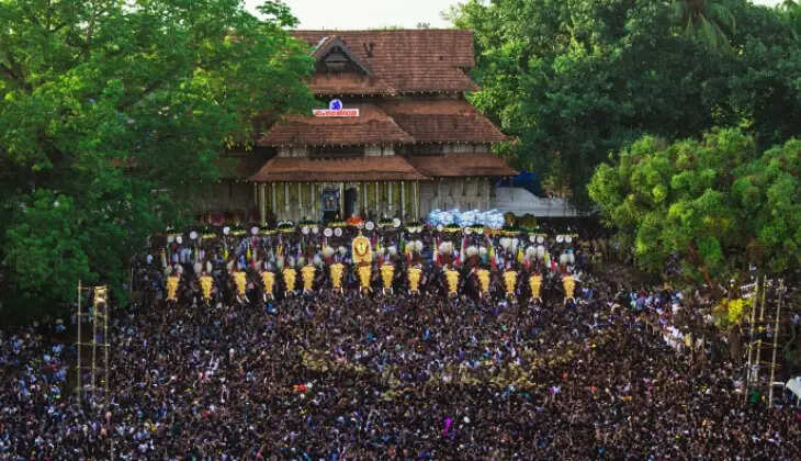 Thrissur Pooram controversy