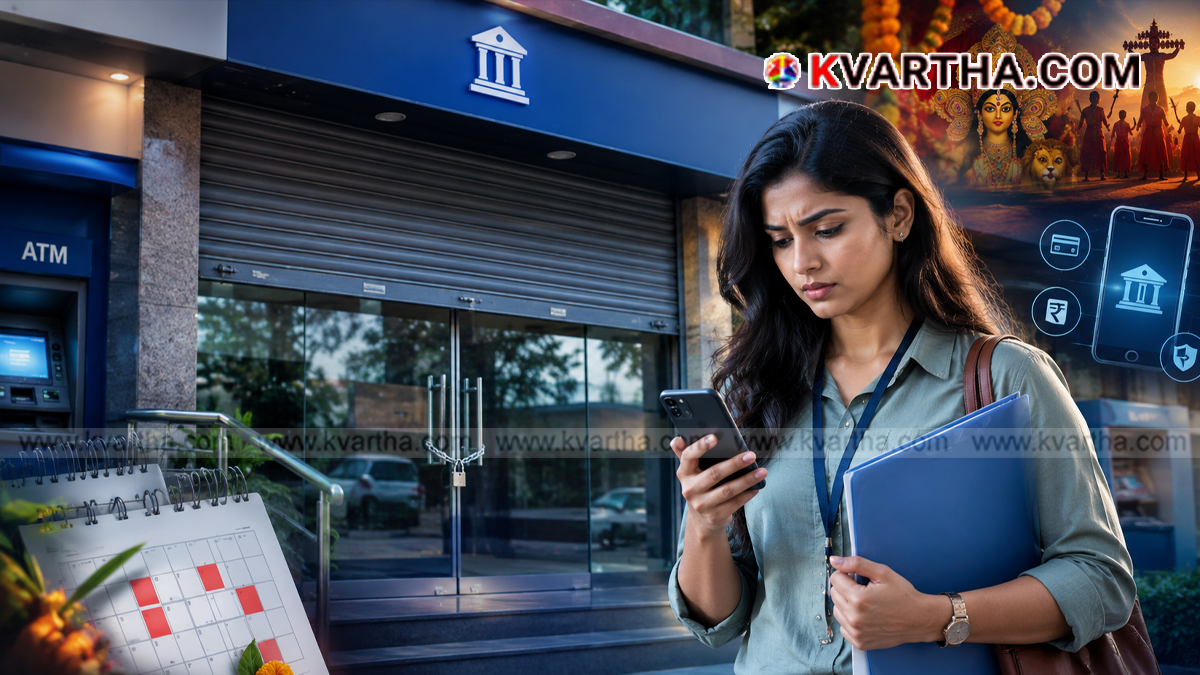  Representational image reflecting bank holidays and festival closures in India during October