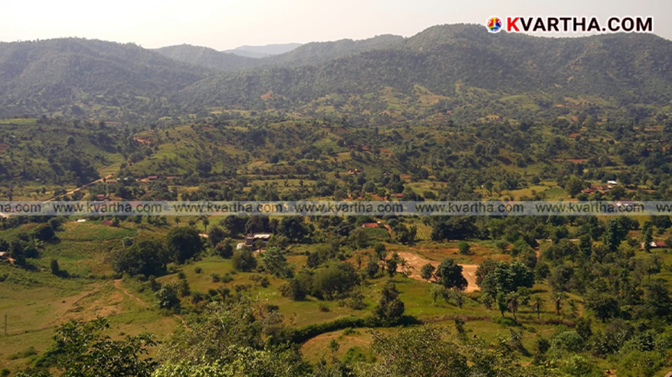 Scenic view of ancient Aravalli mountain ranges in Rajasthan