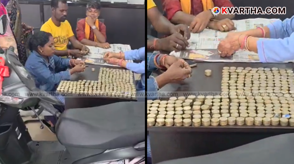 Chhattisgarh farmer with bag of coins for daughter's scooter