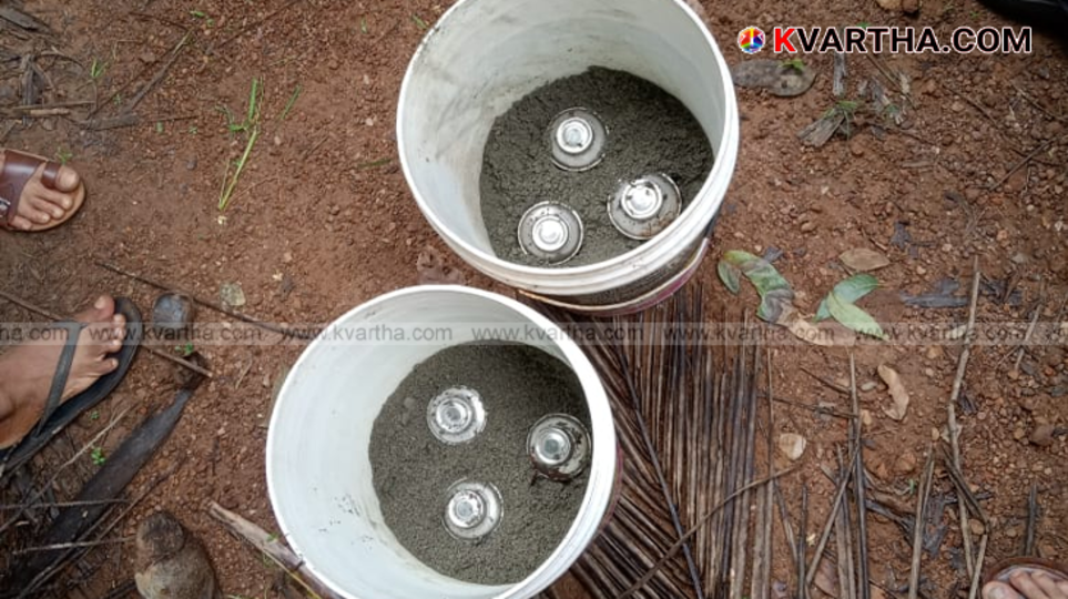 Six steel bombs found in an abandoned plot in Kannur.