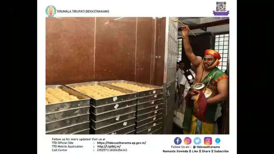 Allegations Surrounding Tirupati Laddus