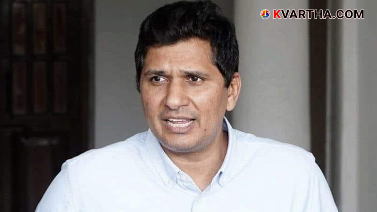A photo of AAP leader Saurabh Bharadwaj.