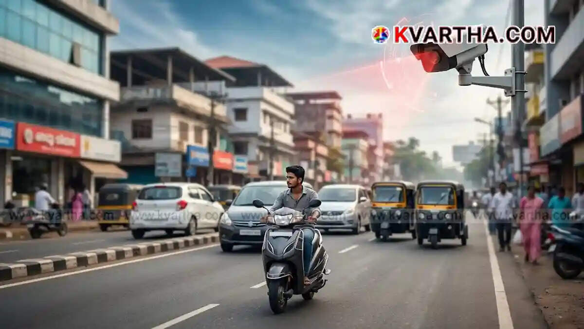 Representational image of Kerala Motor Vehicles Department and traffic violation reporting context