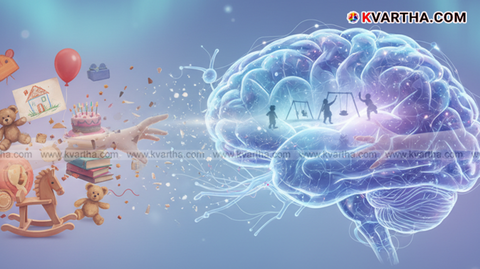 Illustration of the human brain highlighting the hippocampus region..