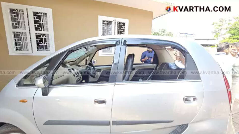 Scene of political clash in Kannur.