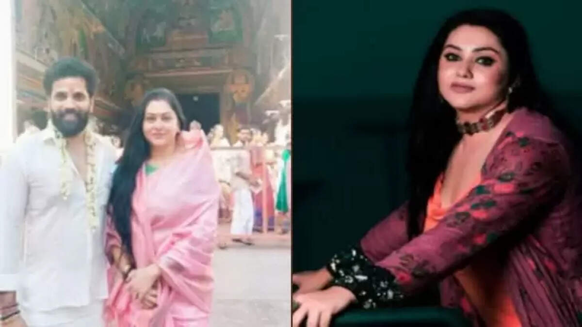 Actress Namita asked to furnish proof of being Hindu at Meenakshi Amman temple in Tamil Nadu,&nbsp;Namita, Madurai Meenakshi Temple.
