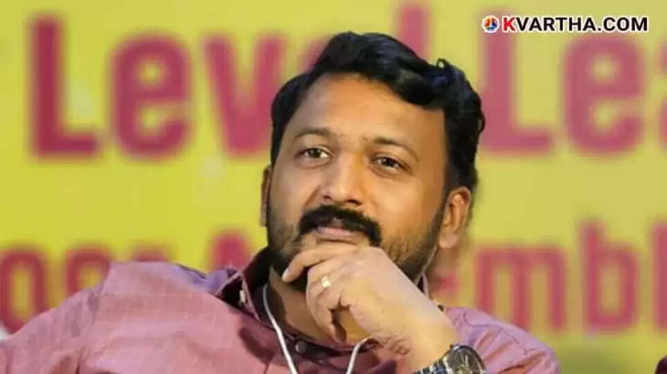 Image of MLA Rahul Mamkoottathil.