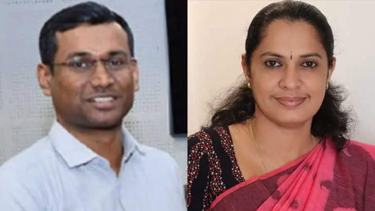 Kannur Collector Arun KV and PP Divya