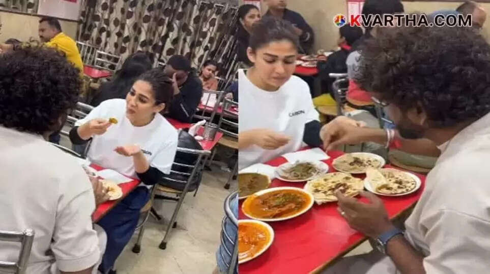 Nayanthara stands 30 minutes in queue outside Delhi's Kake Da Hotel. Cute dinner moments with husband goes viral