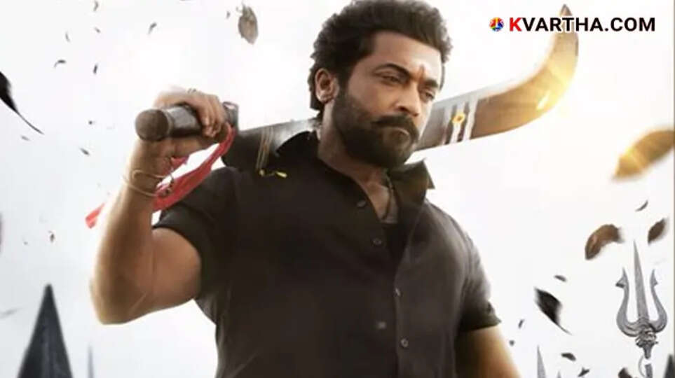 Actor Suriya in Karuppu movie poster