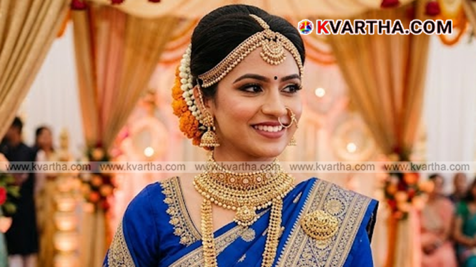 Elegant traditional gold jewelry ornaments and pure gold biscuits displayed on a luxury red velvet cloth casing.