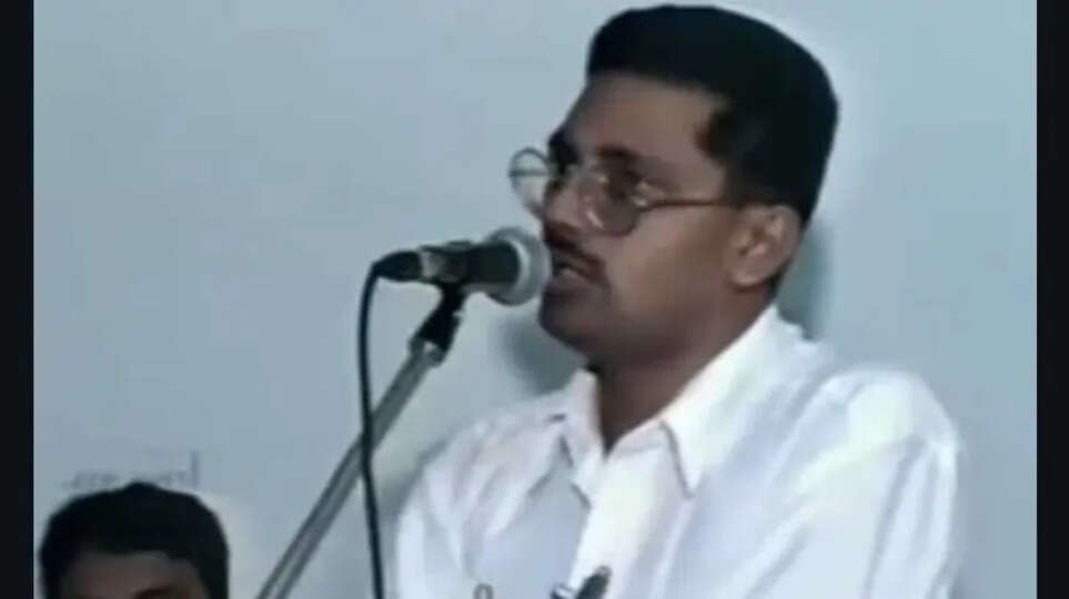 K.T. Jalil addressing a public gathering