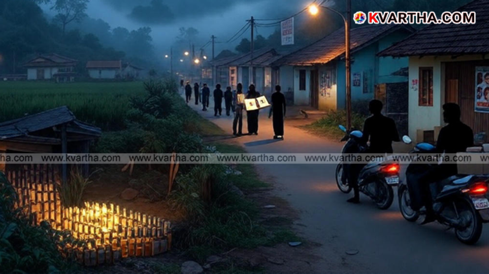 A local election campaign meeting in Vandanmedu.