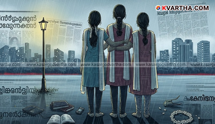  A symbolic image representing the struggles of women in Kerala.