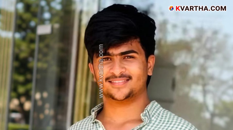 Portrait of 19-year-old KP Ajnas who died in the Pilathara accident.