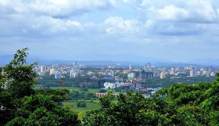 A serene view of Poomala Dam in Thrissur