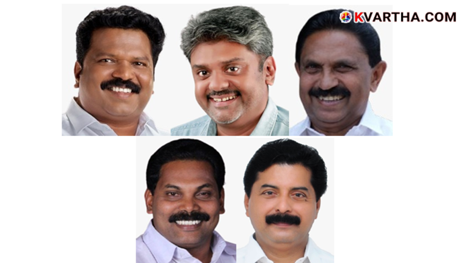UDF candidate Appu John Joseph and LDF candidate Cyriac Chazhikadan during their election campaigns in Idukki.