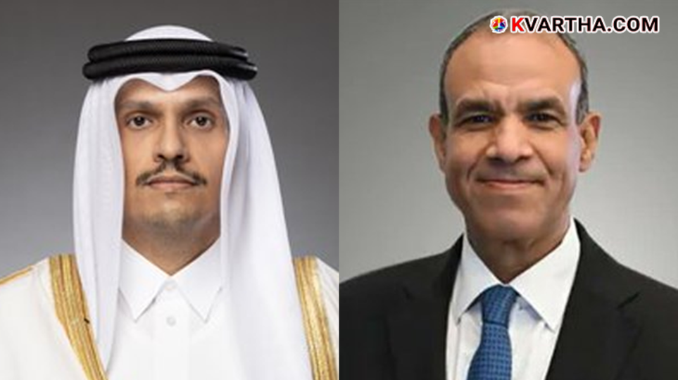 Portrait of Qatari Prime Minister Sheikh Mohammed bin Abdulrahman Al Thani