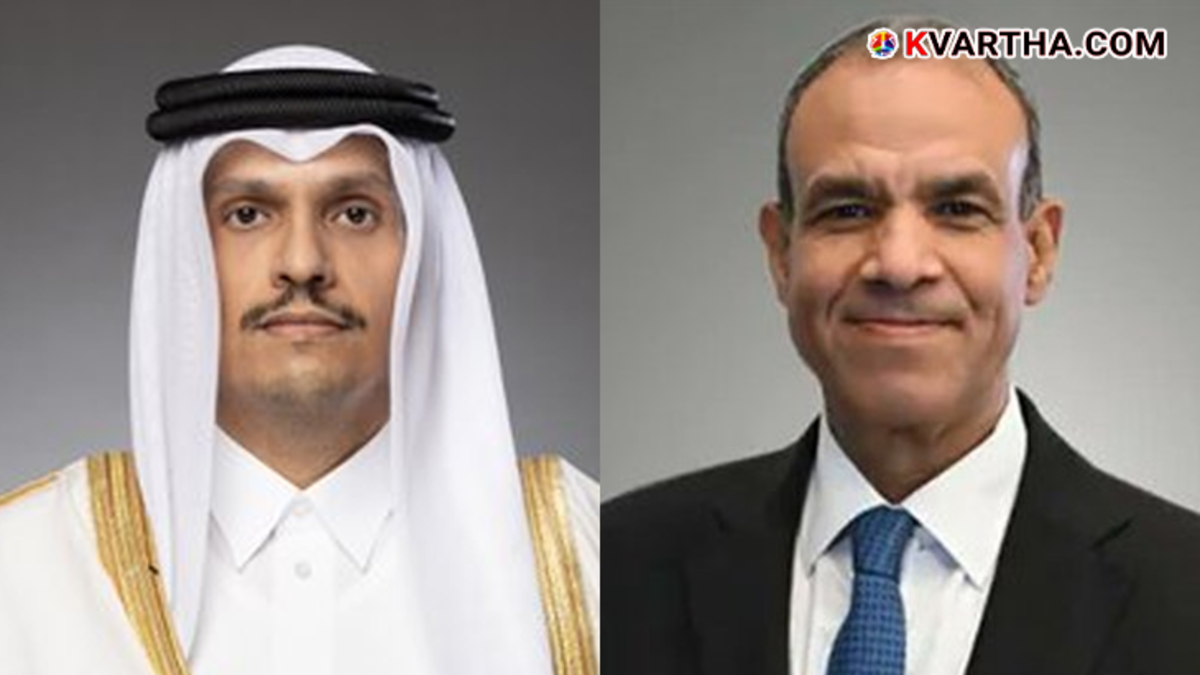 Portrait of Qatari Prime Minister Sheikh Mohammed bin Abdulrahman Al Thani