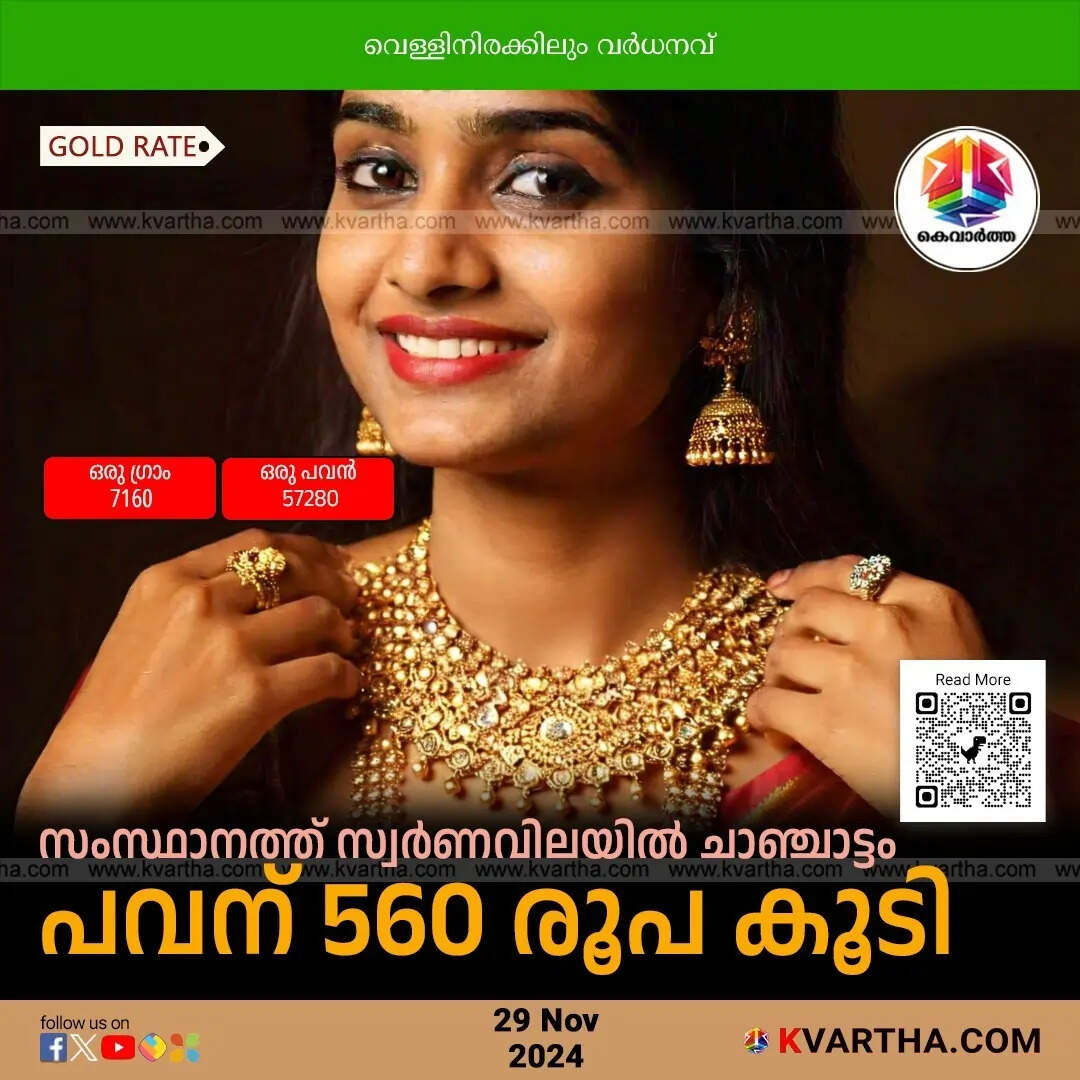 gold price november 29 kerala