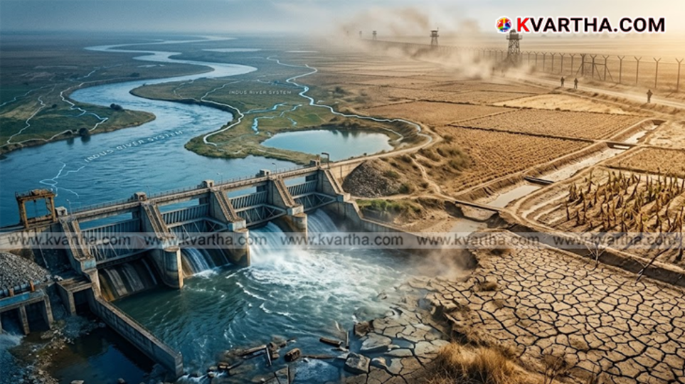 Diplomatic crisis between India and Pakistan following the freezing of the Indus Water Treaty.&nbsp;