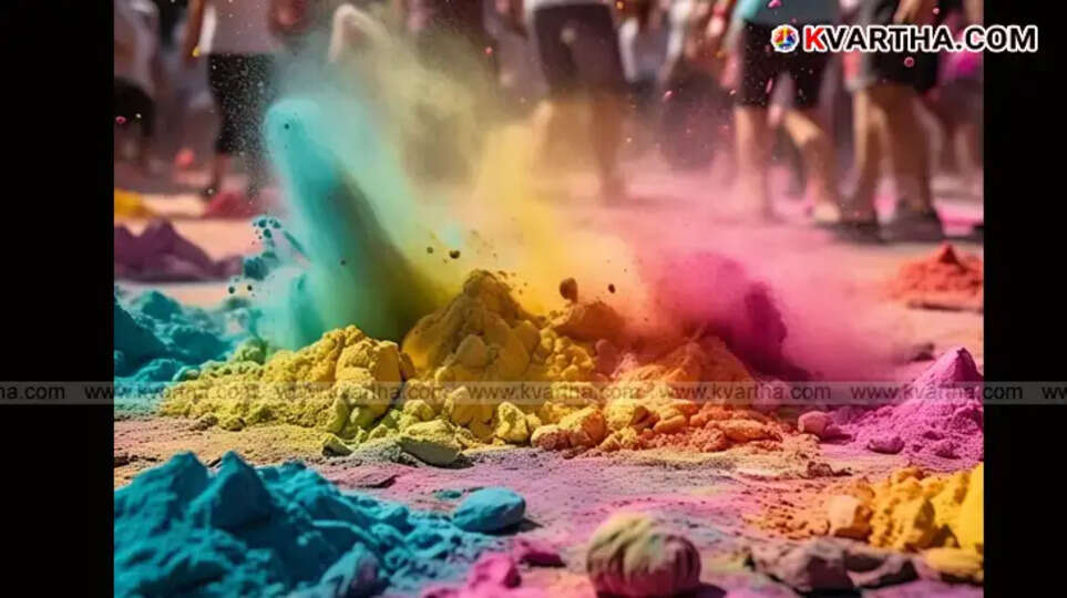Making natural Holi colors at home using organic ingredients