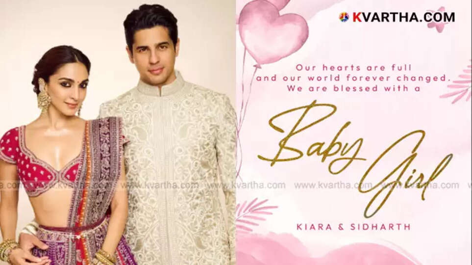 Sidharth Malhotra and Kiara Advani Announce Birth of Baby Girl