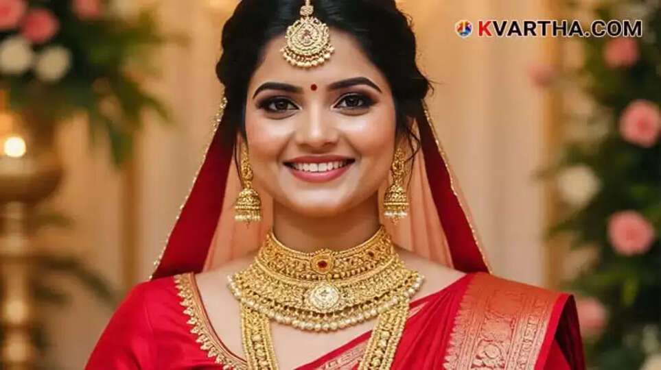 Bride Representing Kerala Gold Price November 05