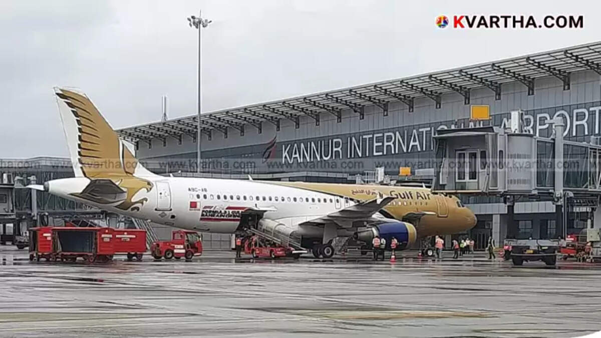 Air India Express plane ready for the first Haj flight from Kannur Airport.