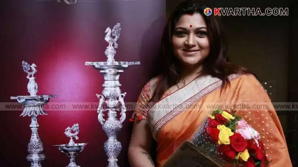 Actress Khushbu Sundar Appointed as Tamil Nadu BJP Vice President