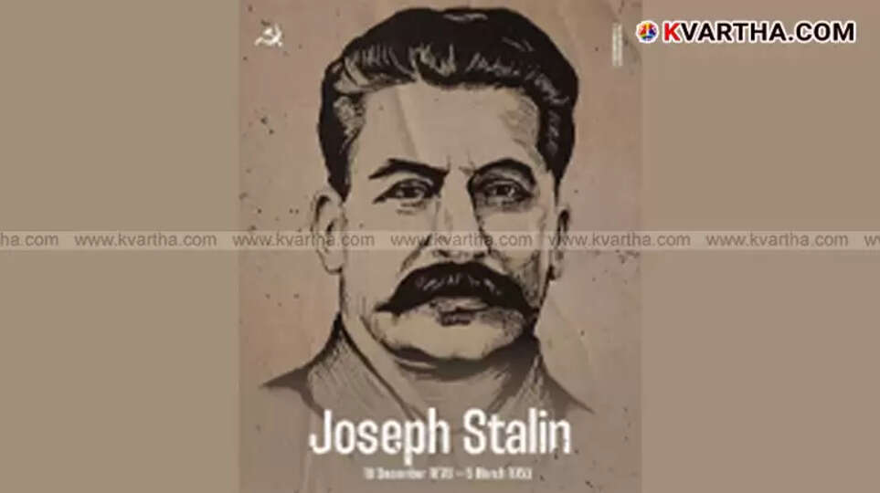  Portrait of Joseph Stalin, leader of the Soviet Union