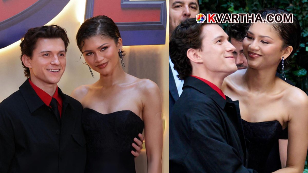Hollywood stars Tom Holland and Zendaya.