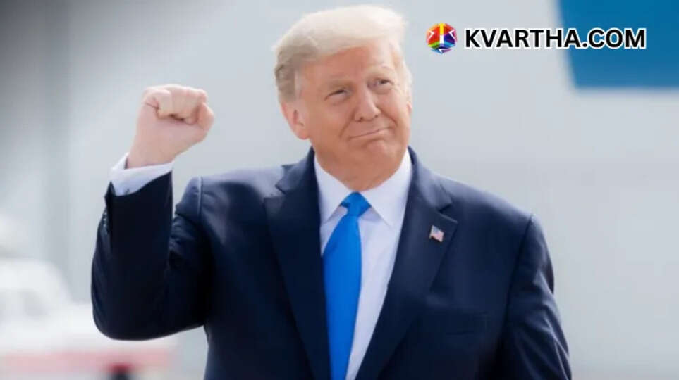 American President Trump addressing the US Iran war crisis