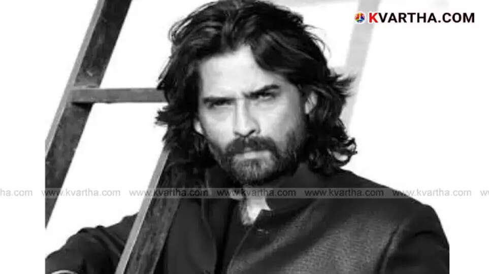 Portrait of late Indian actor Mukul Dev.
