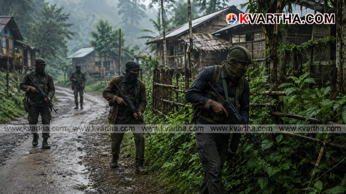 A symbolic image of the Manipur conflict.