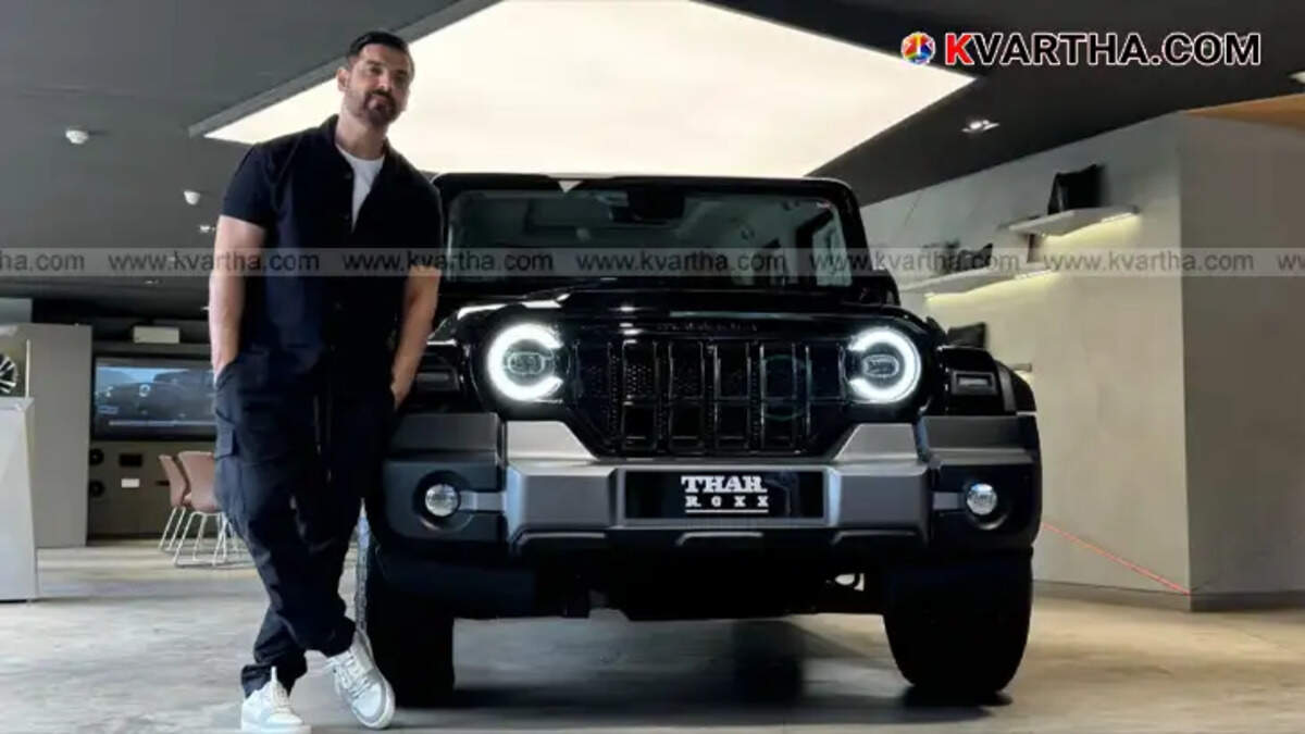 John Abraham&rsquo;s customized Mahindra Thar Rocks in black